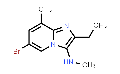 2091201 - 6-bromo-2-ethyl-N,8-dimethylimidazo[1,2-a]pyridin-3-amine | CAS 1628264-07-2